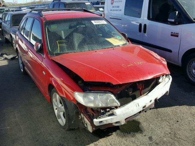 JM1BJ245731130766 - 2003 MAZDA PROTEGE PR RED photo 1