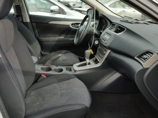 3N1AB7AP7EY213949 - 2014 NISSAN SENTRA S SILVER photo 5