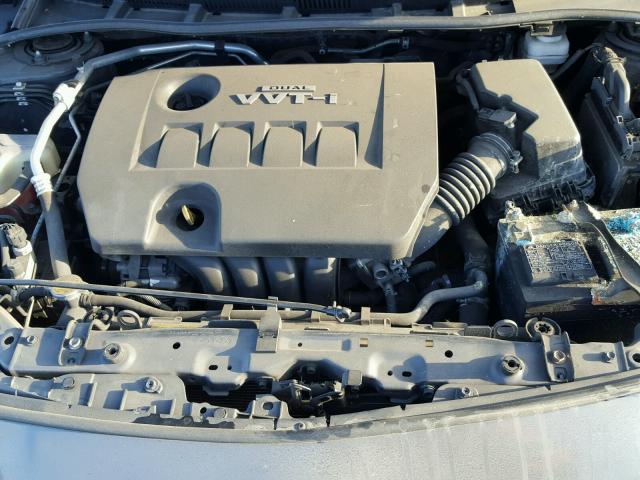 2T1BU4EE3AC442044 - 2010 TOYOTA COROLLA BA GRAY photo 7