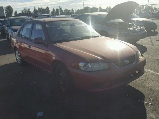 1NXBR12E11Z473487 - 2001 TOYOTA COROLLA CE RED photo 1