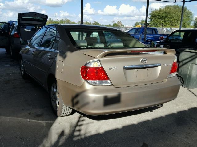 4T1BE30K65U408186 - 2005 TOYOTA CAMRY LE GOLD photo 3