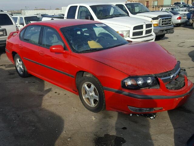 2G1WH55K439256669 - 2003 CHEVROLET IMPALA LS RED photo 1