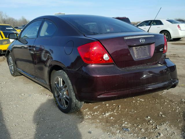 JTKDE177350037510 - 2005 TOYOTA SCION TC 紫色 照片 3