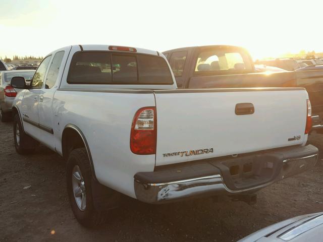 5TBRT34105S471324 - 2005 TOYOTA TUNDRA ACC WHITE photo 3