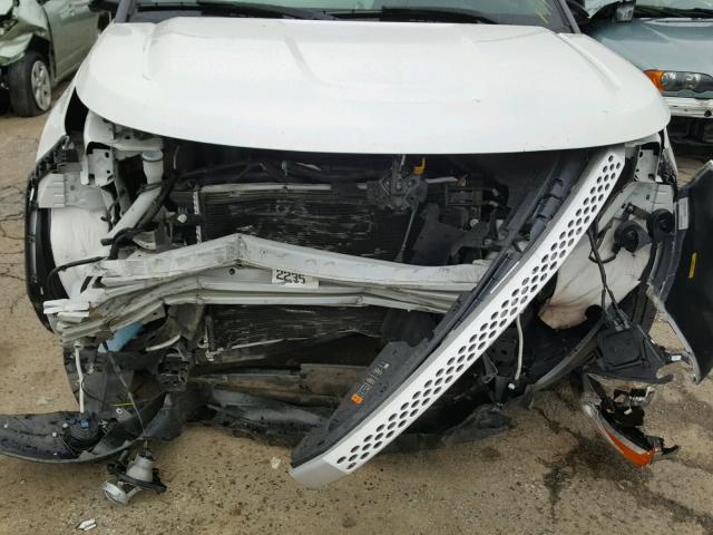 1FM5K7D88FGA99428 - 2015 FORD EXPLORER X WHITE photo 9