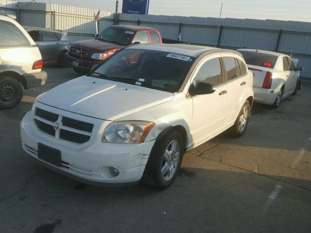 1B3HB48B67D104457 - 2007 DODGE CALIBER SX WHITE photo 2