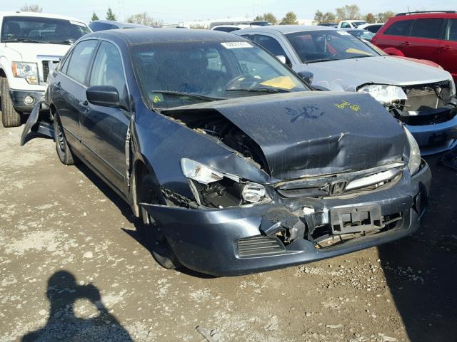 1HGCM56417A164971 - 2007 HONDA ACCORD LX BLUE photo 1