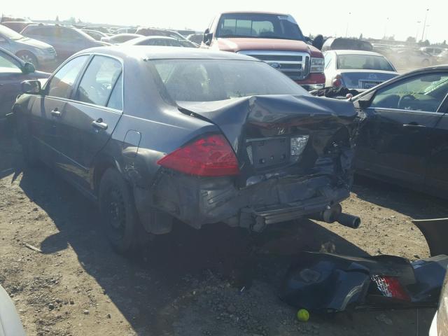 1HGCM56417A164971 - 2007 HONDA ACCORD LX BLUE photo 3