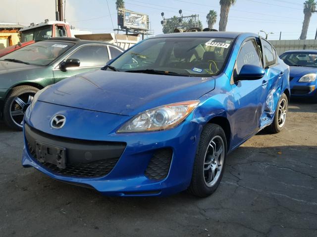 JM1BL1V78C1513507 - 2012 MAZDA 3 I BLUE photo 2