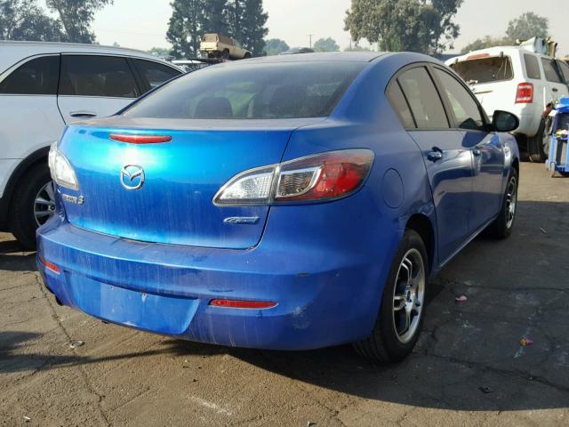 JM1BL1V78C1513507 - 2012 MAZDA 3 I BLUE photo 4