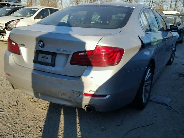 WBA5B3C54FD543875 - 2015 BMW 535 XI SILVER photo 4