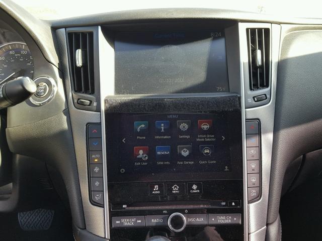 JN1BV7AP6FM349487 - 2015 INFINITI Q50 BASE Gris foto 9