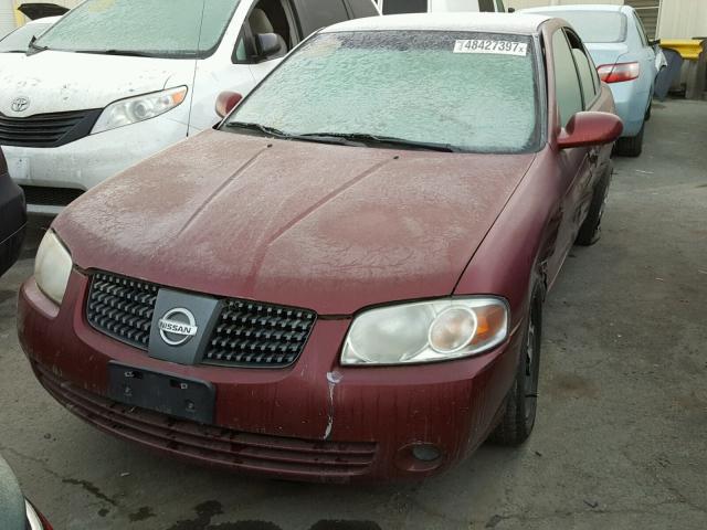 3N1CB51D66L489458 - 2006 NISSAN SENTRA 1.8 RED photo 2