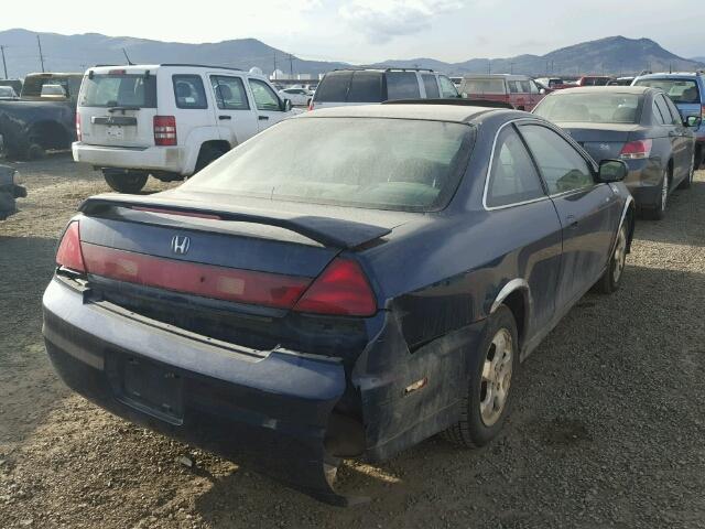 1HGCG32582A003035 - 2002 HONDA ACCORD EX BLUE photo 4