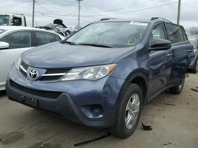 2T3BFREV3EW216153 - 2014 TOYOTA RAV4 LE GRAY photo 2