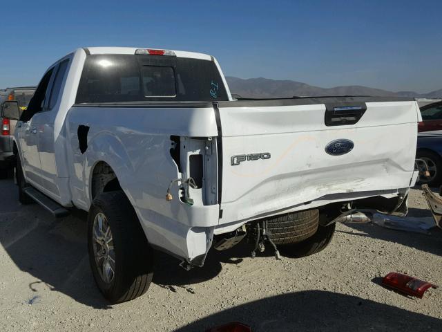 1FTEX1CP1HKE56847 - 2017 FORD F150 SUPER WHITE photo 3