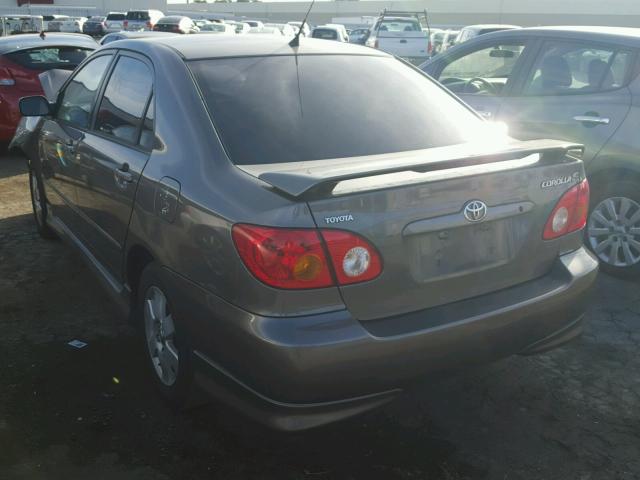 1NXBR32E83Z126558 - 2003 TOYOTA COROLLA CE GRAY photo 3