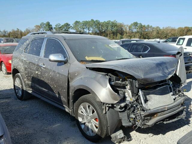 2CNFLPEY4A6395992 - 2010 CHEVROLET EQUINOX LT GRAY photo 1