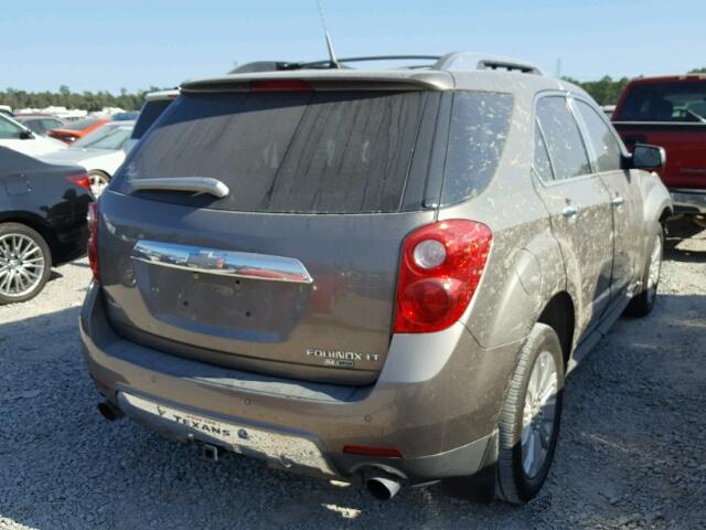 2CNFLPEY4A6395992 - 2010 CHEVROLET EQUINOX LT GRAY photo 4