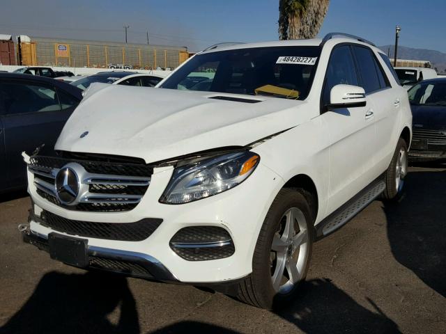 4JGDA5JB4HA924132 - 2017 MERCEDES-BENZ GLE 350 WHITE photo 2