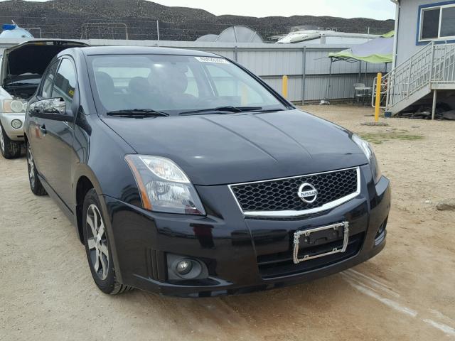 3N1AB6APXCL784825 - 2012 NISSAN SENTRA 2.0 BLACK photo 1