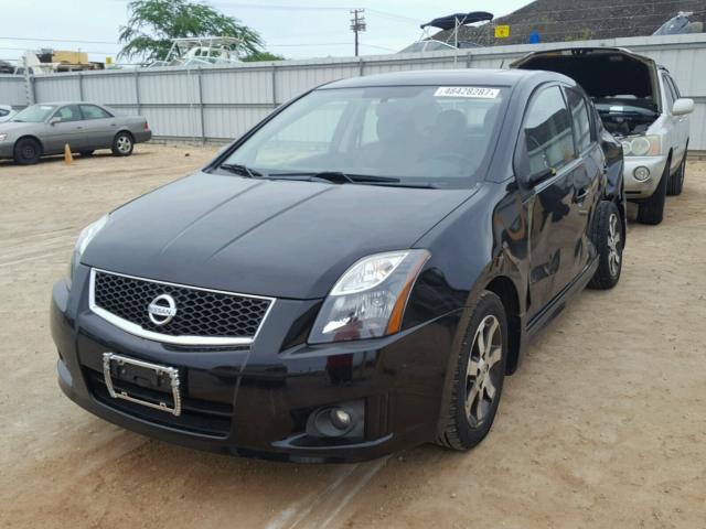 3N1AB6APXCL784825 - 2012 NISSAN SENTRA 2.0 BLACK photo 2