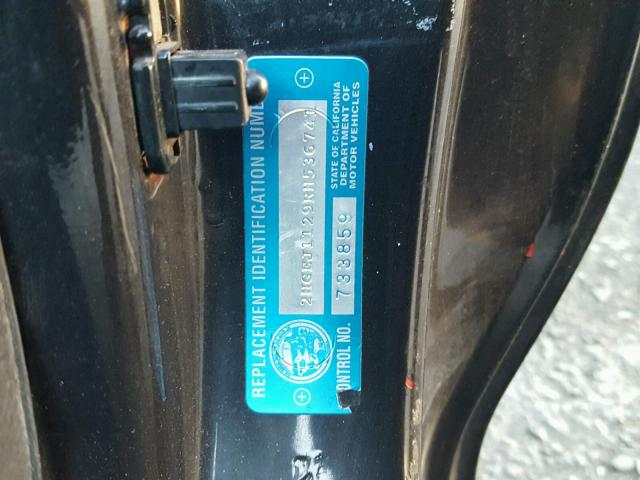 2HGEJ1129RH536741 - 1994 HONDA CIVIC EX შავი ფოტო 10