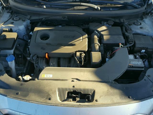 5NPE24AF2FH033233 - 2015 HYUNDAI SONATA SE SILVER photo 7