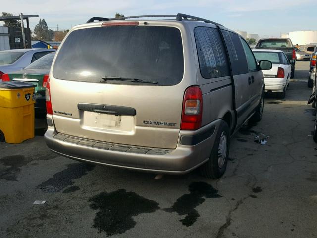 1GNDX03E31D240455 - 2001 CHEVROLET VENTURE GOLD photo 4