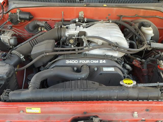 5TEGN92NX4Z337701 - 2004 TOYOTA TACOMA DOU RED photo 7