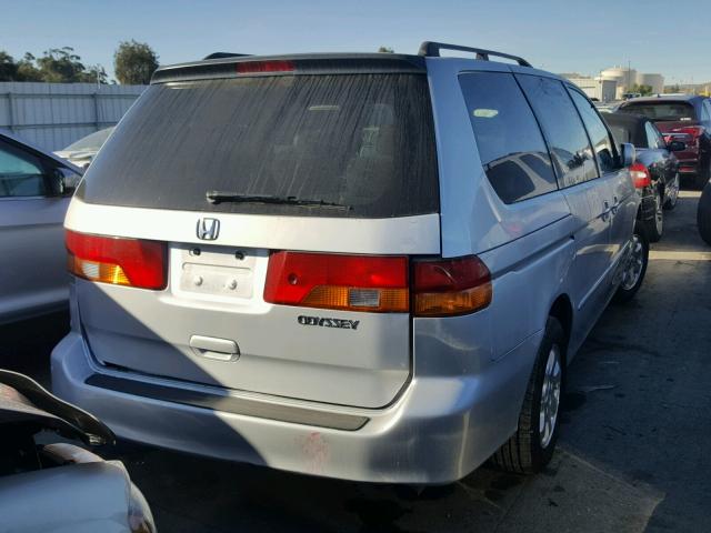 5FNRL18604B061563 - 2004 HONDA ODYSSEY EX GRAY photo 4