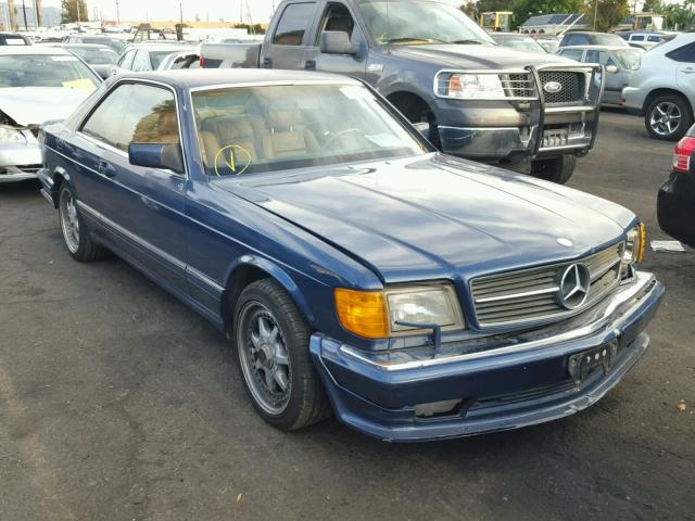 WDBCA45D0GA268188 - 1986 MERCEDES-BENZ 560 SEC BLACK photo 1