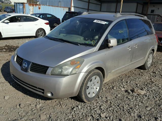 5N1BV28U46N104723 - 2006 NISSAN QUEST S BEIGE photo 2