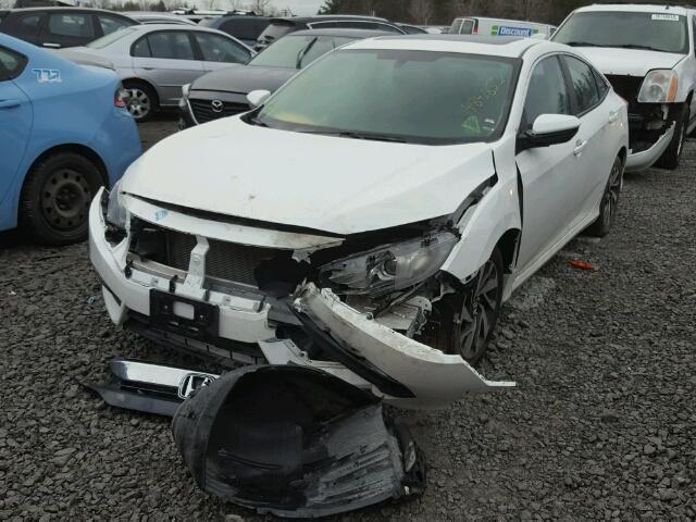 2HGFC2F78GH001213 - 2016 HONDA CIVIC EX WHITE photo 2