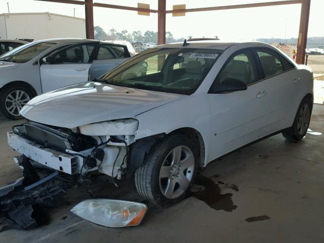 1G2ZG57B994138766 - 2009 PONTIAC G6 WHITE photo 2