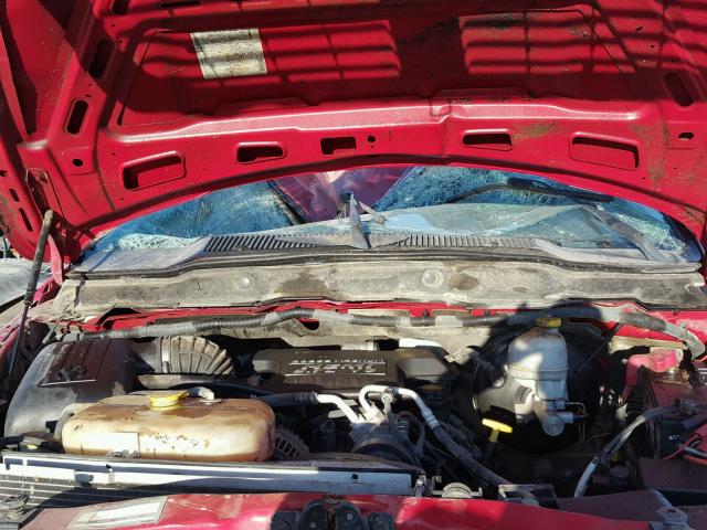 3D7KU28D14G161447 - 2004 DODGE RAM 2500 S RED photo 7