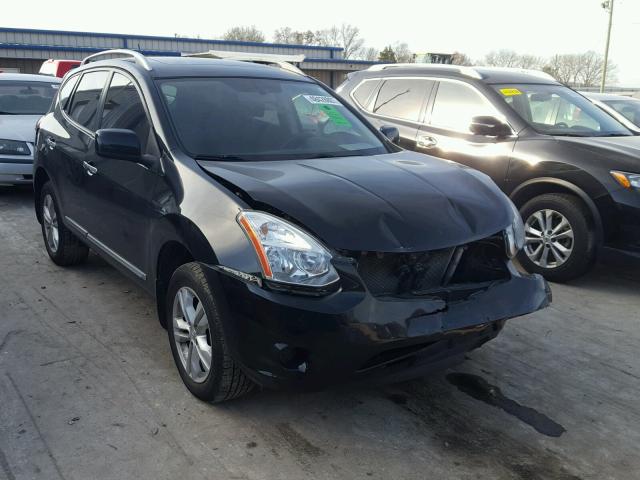 JN8AS5MV6CW715176 - 2012 NISSAN ROGUE S BLACK photo 1