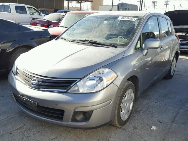 3N1BC1CP0CK807102 - 2012 NISSAN VERSA S SILVER photo 2