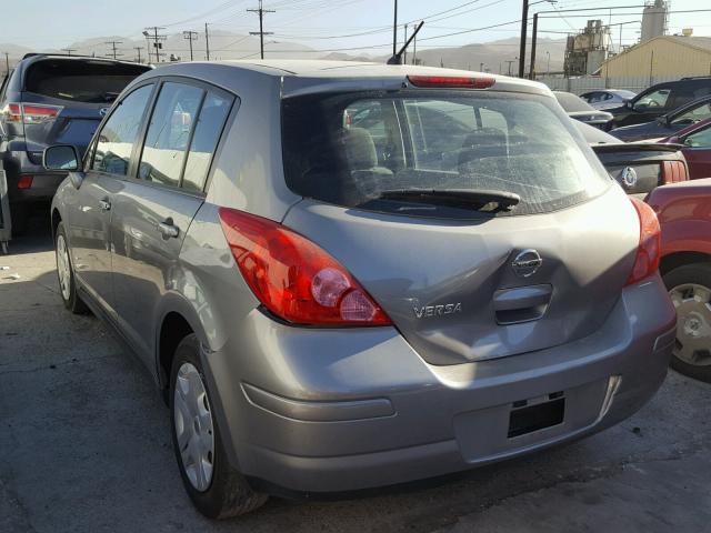 3N1BC1CP0CK807102 - 2012 NISSAN VERSA S SILVER photo 3