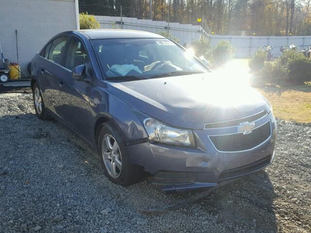 1G1PC5SBXE7128156 - 2014 CHEVROLET CRUZE LT BLUE photo 1