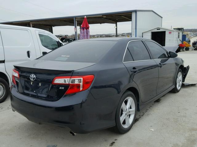 4T1BF1FK1DU263338 - 2013 TOYOTA CAMRY L BLUE photo 4