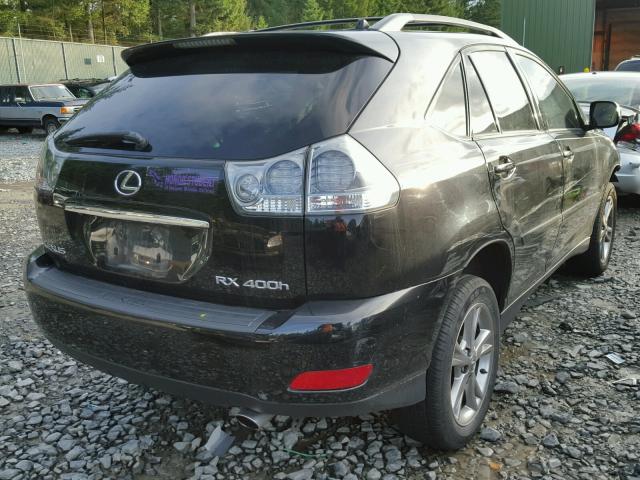 JTJHW31UX60002574 - 2006 LEXUS RX 400 BLACK photo 4