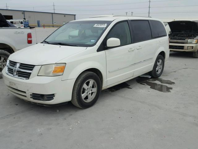 1D8HN54P18B139760 - 2008 DODGE GRAND CARA WHITE photo 2