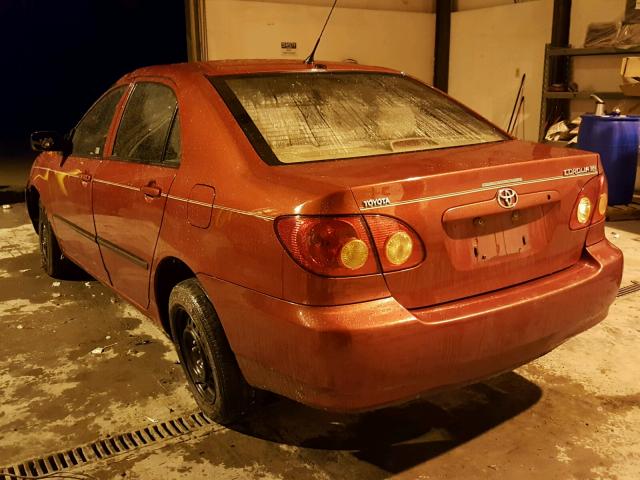 JTDBR32E360057620 - 2006 TOYOTA COROLLA CE RED photo 3