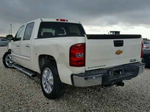 3GCPCSE05CG291461 - 2012 CHEVROLET SILVERADO WHITE photo 3