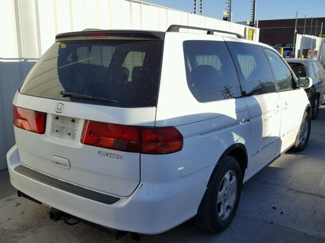 2HKRL18651H559321 - 2001 HONDA ODYSSEY EX WHITE photo 4