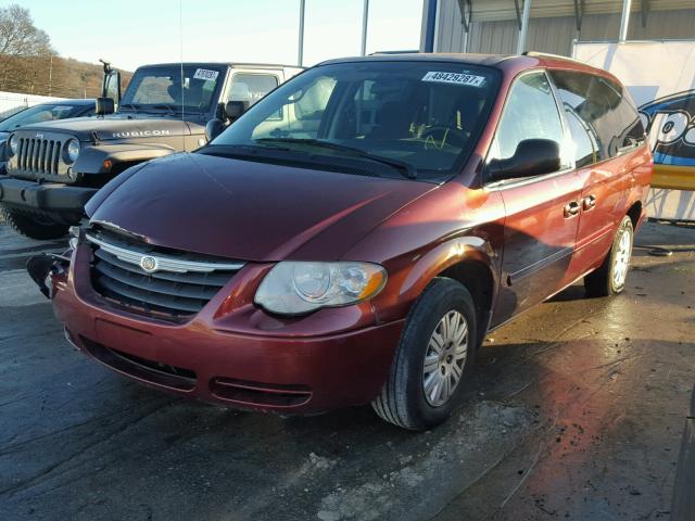 2A4GP44R47R147331 - 2007 CHRYSLER TOWN & COU ORANGE photo 2