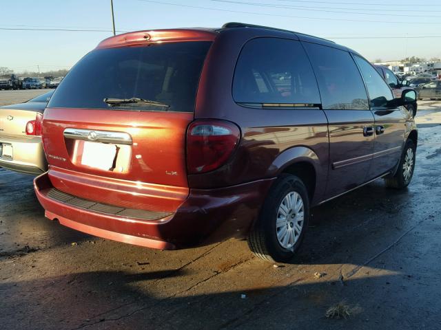 2A4GP44R47R147331 - 2007 CHRYSLER TOWN & COU ORANGE photo 4