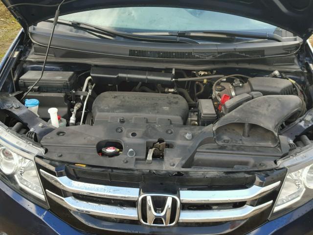 5FNRL5H69GB053506 - 2016 HONDA ODYSSEY EX BLUE photo 7