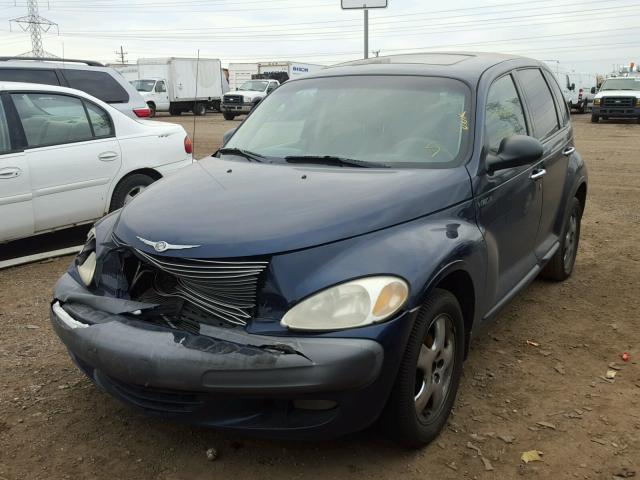 3C8FY4BB71T640797 - 2001 CHRYSLER PT CRUISER BLUE photo 2